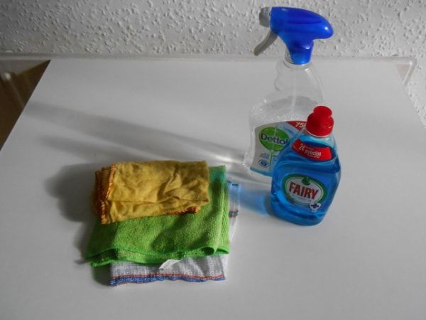 Limpiador de toallas y spray
