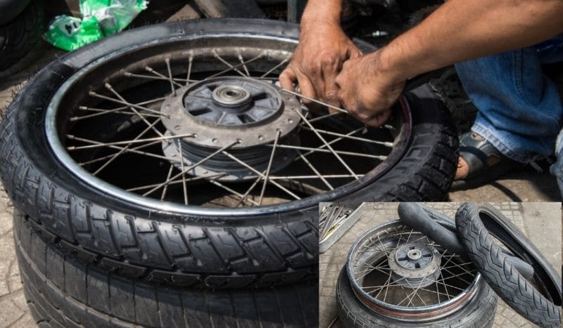 Destalonadoras y desmontadoras de neumáticos de moto