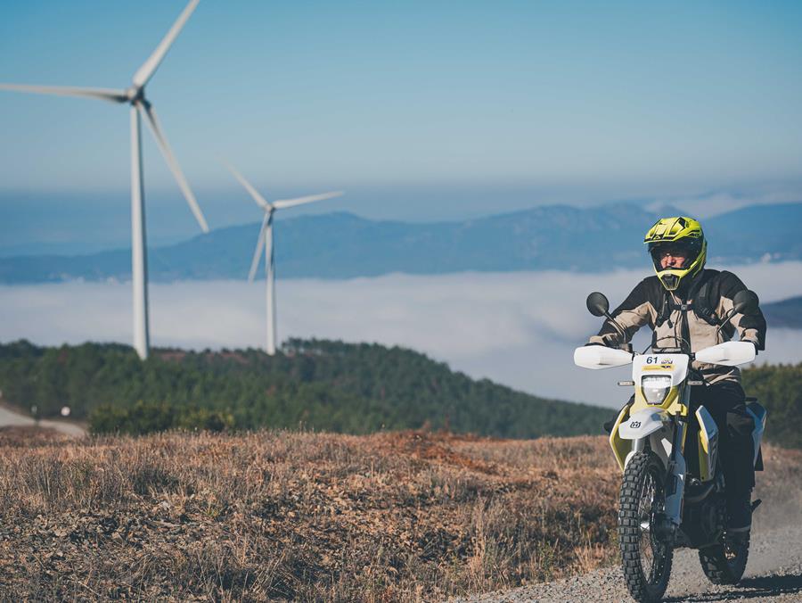 2026-on Husqvarna 701 Enduro riding up mountains