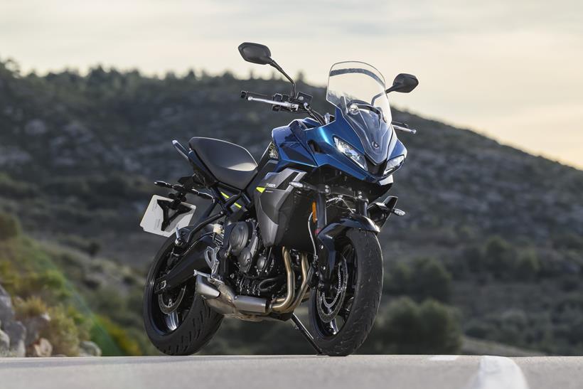 2026-on Triumph Tiger Sport 660, static image parked on the road