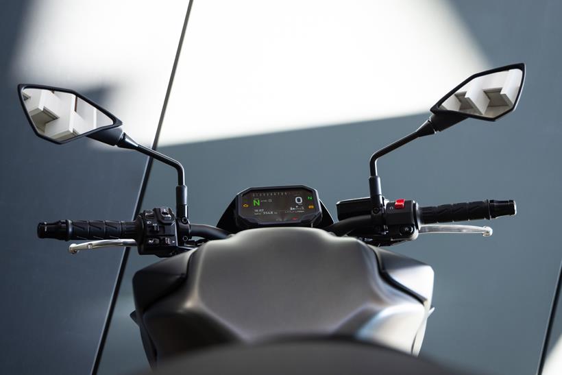 2026-on Kawasaki Z650S commanding look and new handlebar position
