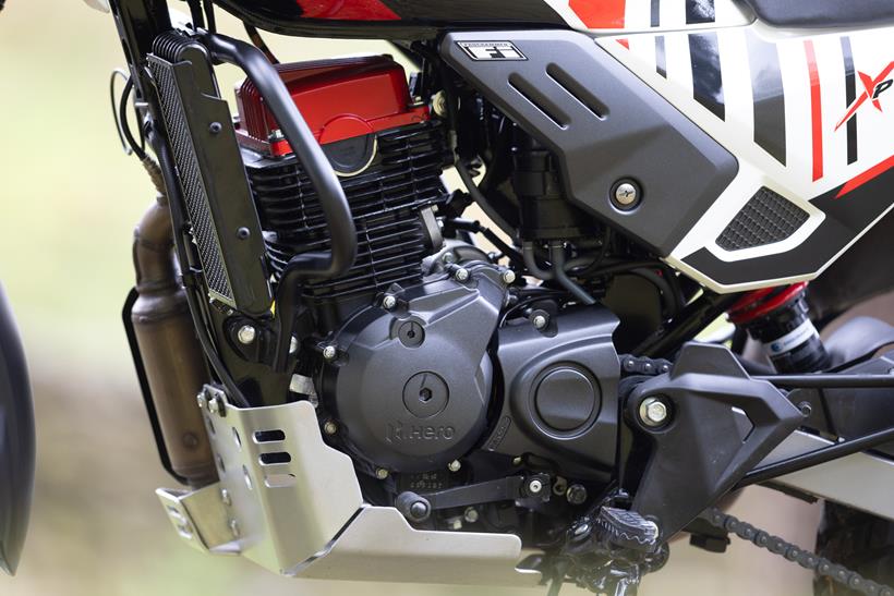 2026-on Hero xPulse 200 Pro engine detail shot