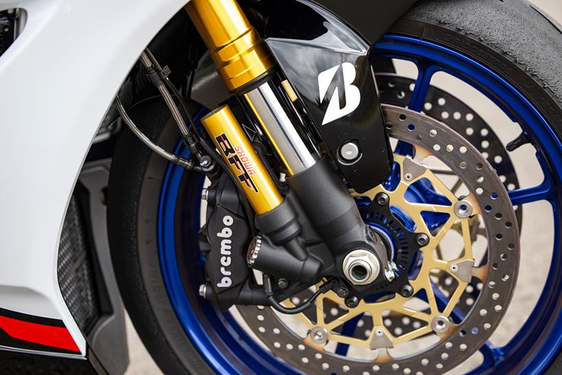 2026 Suzuki GSX-R1000R front fork and brake