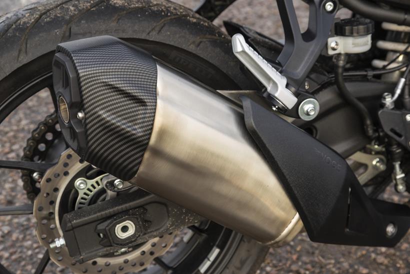 2026-on Voge R625, exhaust silencer