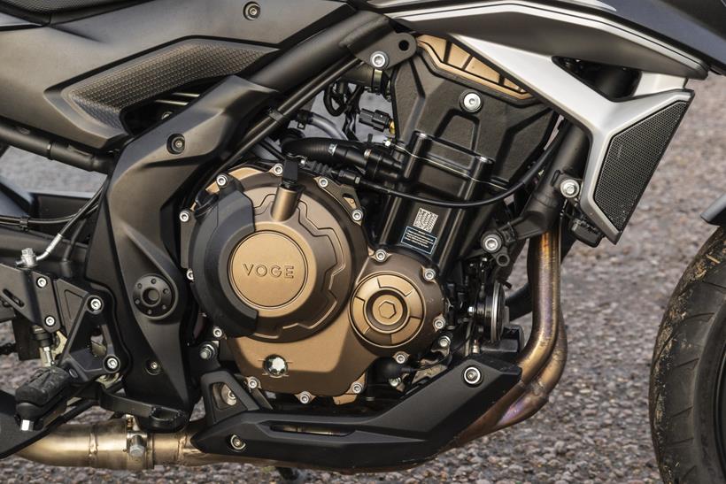 2026-on Voge R625, close up of engine