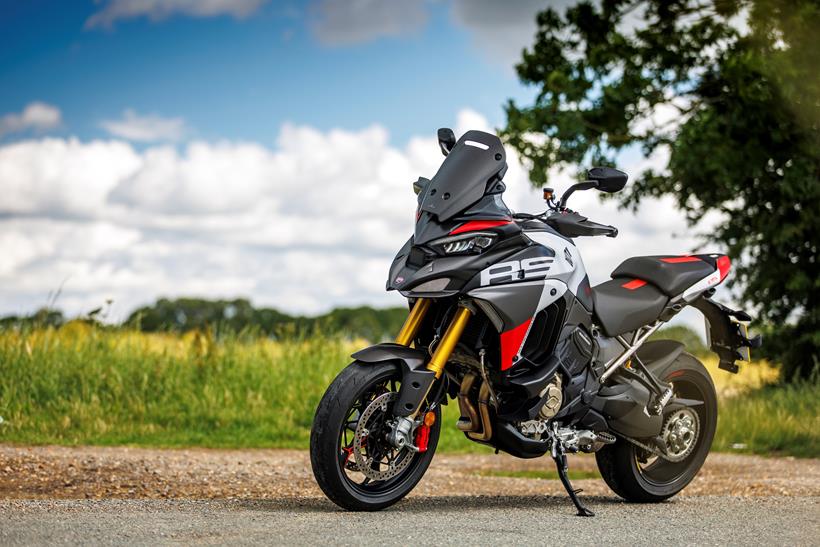 2026-on Ducati Multistrada V4 RS, parked at the roadside