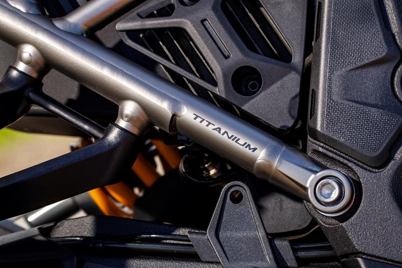 2026-on Ducati Multistrada V4 RS, Titanium rear frame