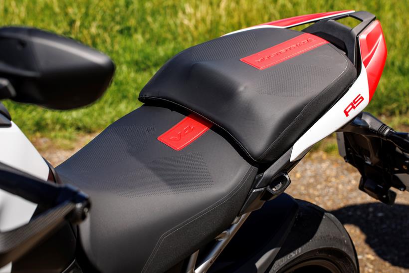 2026-on Ducati Multistrada V4 RS, rider and passenger seats