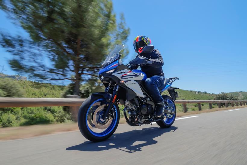 2026-on Suzuki SV-7GX rolling on the road