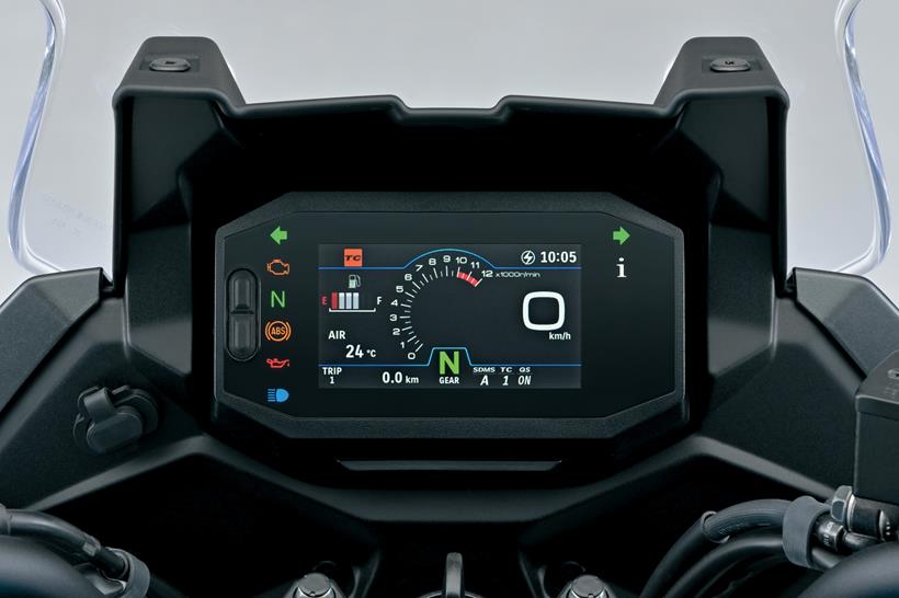 2026-on Suzuki SV-7GX dash detail
