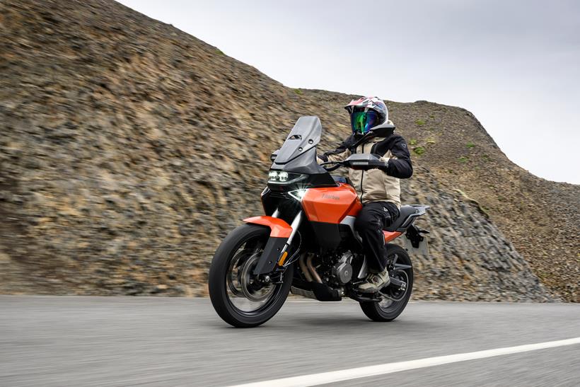 2027-on Norton Atlas Apex on the road
