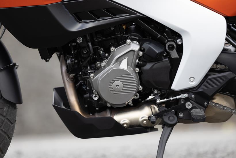 2027-on Norton Atlas Apex left hand engine side shot